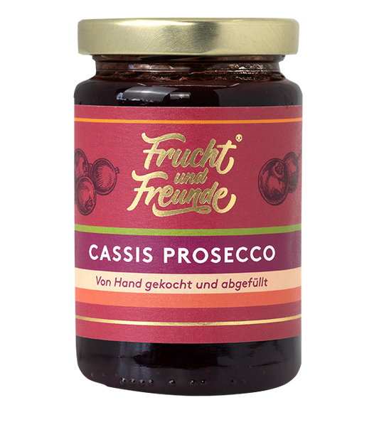 Cassis Prosecco Fruchtaufstrich
